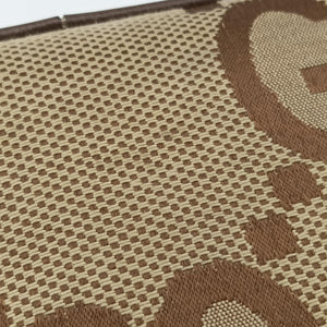 Pre-owned Gucci Jumbo GG Camel × Ebony GG Canvas × Leather 699130 shoulderbag | stylenewstar