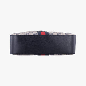 Pre-owned Gucci Ophidia beige×Black×Multicolour PVC coated canvas×leather 681064 shoulderbag | stylenewstar