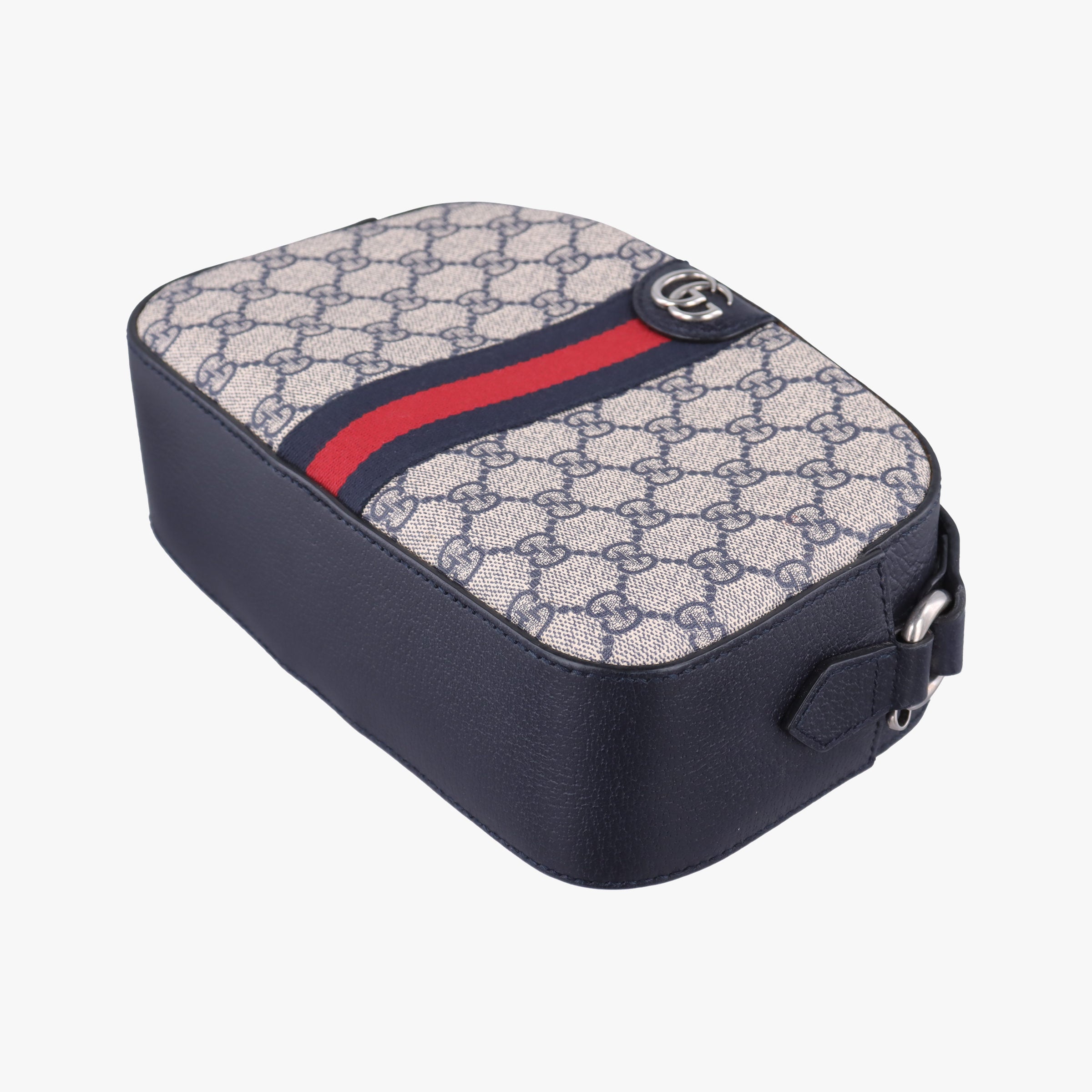 Pre-owned Gucci Ophidia beige×Black×Multicolour PVC coated canvas×leather 681064 shoulderbag | stylenewstar