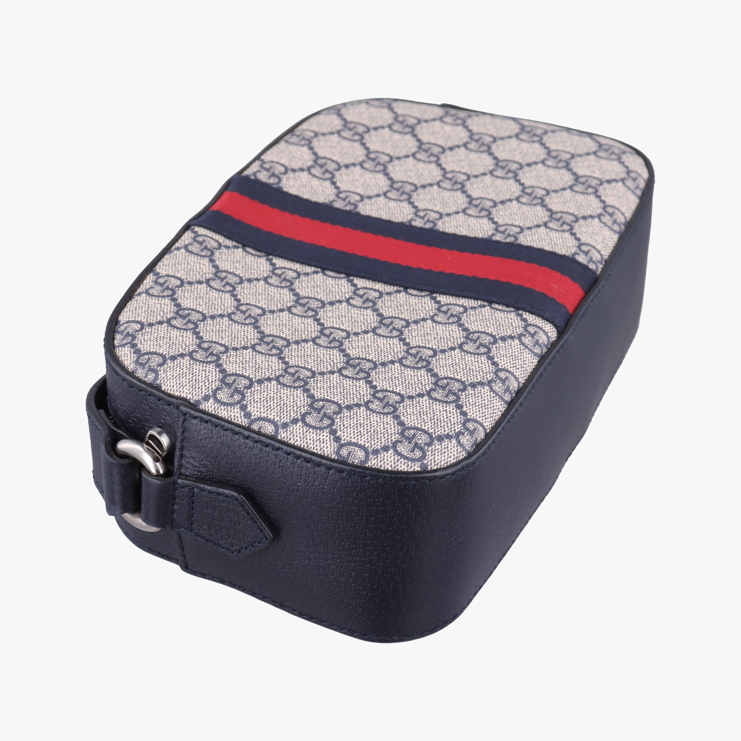 Pre-owned Gucci Ophidia beige×Black×Multicolour PVC coated canvas×leather 681064 shoulderbag | stylenewstar