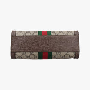 Secondhand Gucci Ophidia brown×red×green PVC coated canvas×Leather 547551 shoulderbag | stylenewstar