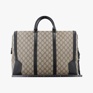 Pre-owned Gucci KALEIDO Beige×black PVC coated canvas×Leather 406384 handbag | stylenewstar