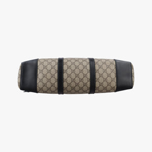 Pre-owned Gucci KALEIDO Beige×black PVC coated canvas×Leather 406384 handbag | stylenewstar