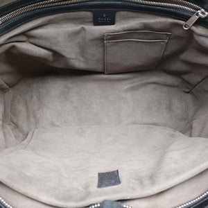 Pre-owned Gucci KALEIDO Beige×black PVC coated canvas×Leather 406384 handbag | stylenewstar