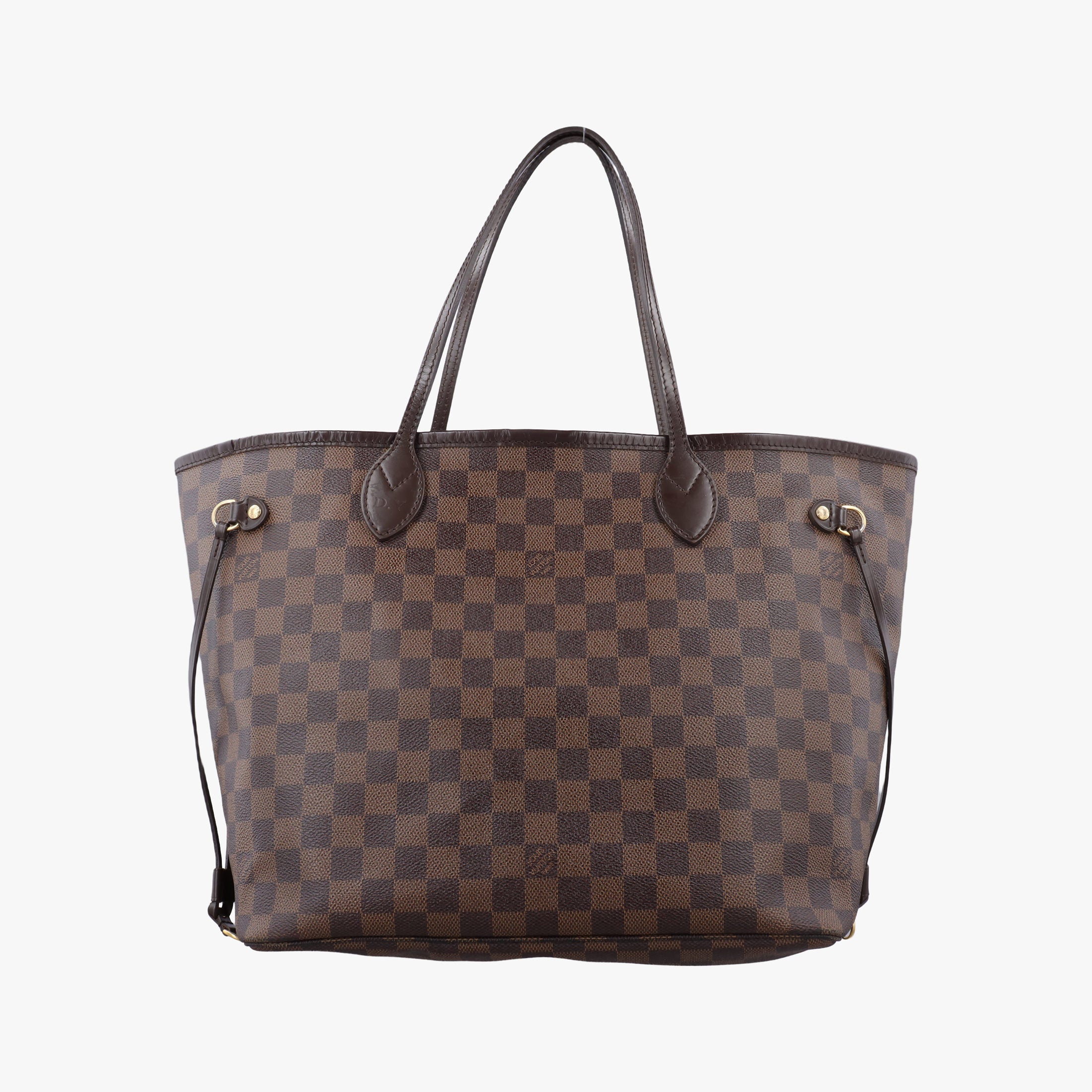 Pre-owned Louis Vuitton NEVERFULL MM EBENE Damier Canvas N51106 shoulderbag | stylenewstar