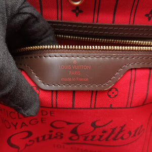 Pre-owned Louis Vuitton NEVERFULL MM EBENE Damier Canvas N51106 shoulderbag | stylenewstar