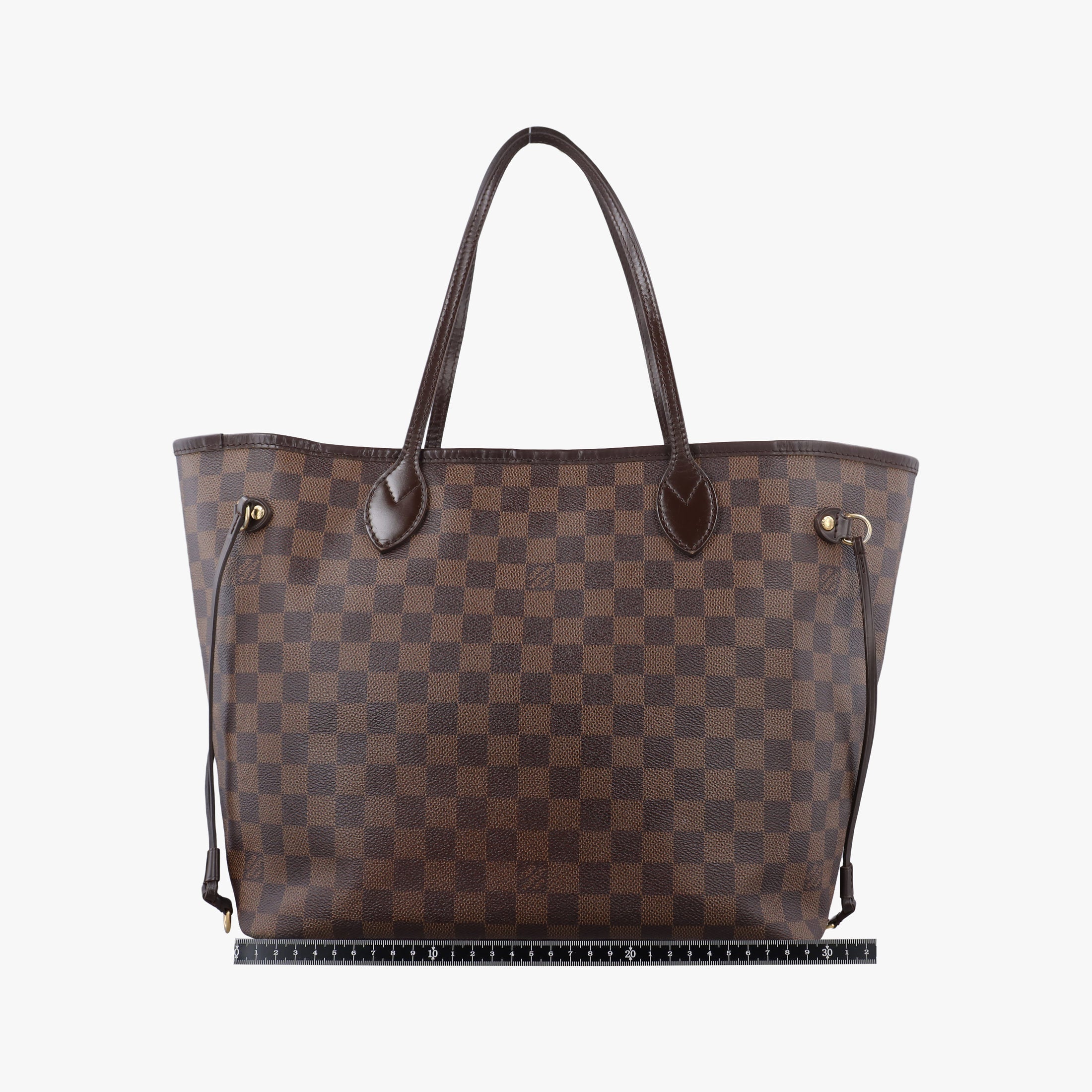 Pre-owned Louis Vuitton NEVERFULL MM EBENE Damier Canvas N51106 shoulderbag | stylenewstar