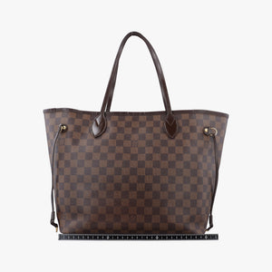 Pre-owned Louis Vuitton NEVERFULL MM EBENE Damier Canvas N51106 shoulderbag | stylenewstar
