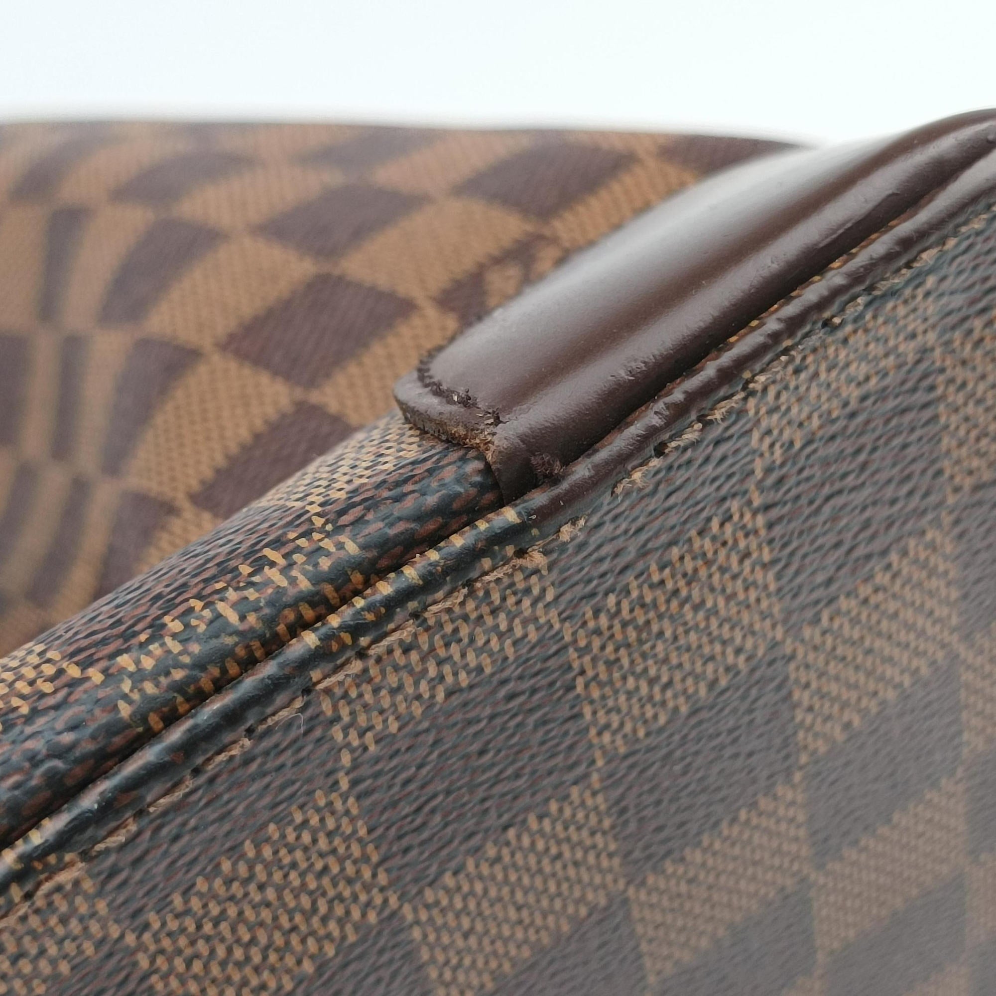 Pre-owned Louis Vuitton HAMPSTEAD MM EBENE Damier Canvas N51204 handbag | stylenewstar