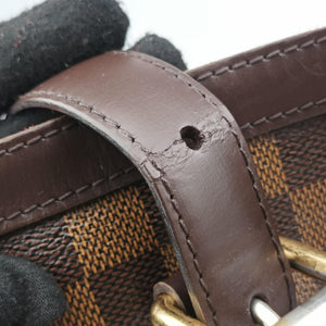 Pre-owned Louis Vuitton HAMPSTEAD MM EBENE Damier Canvas N51204 handbag | stylenewstar