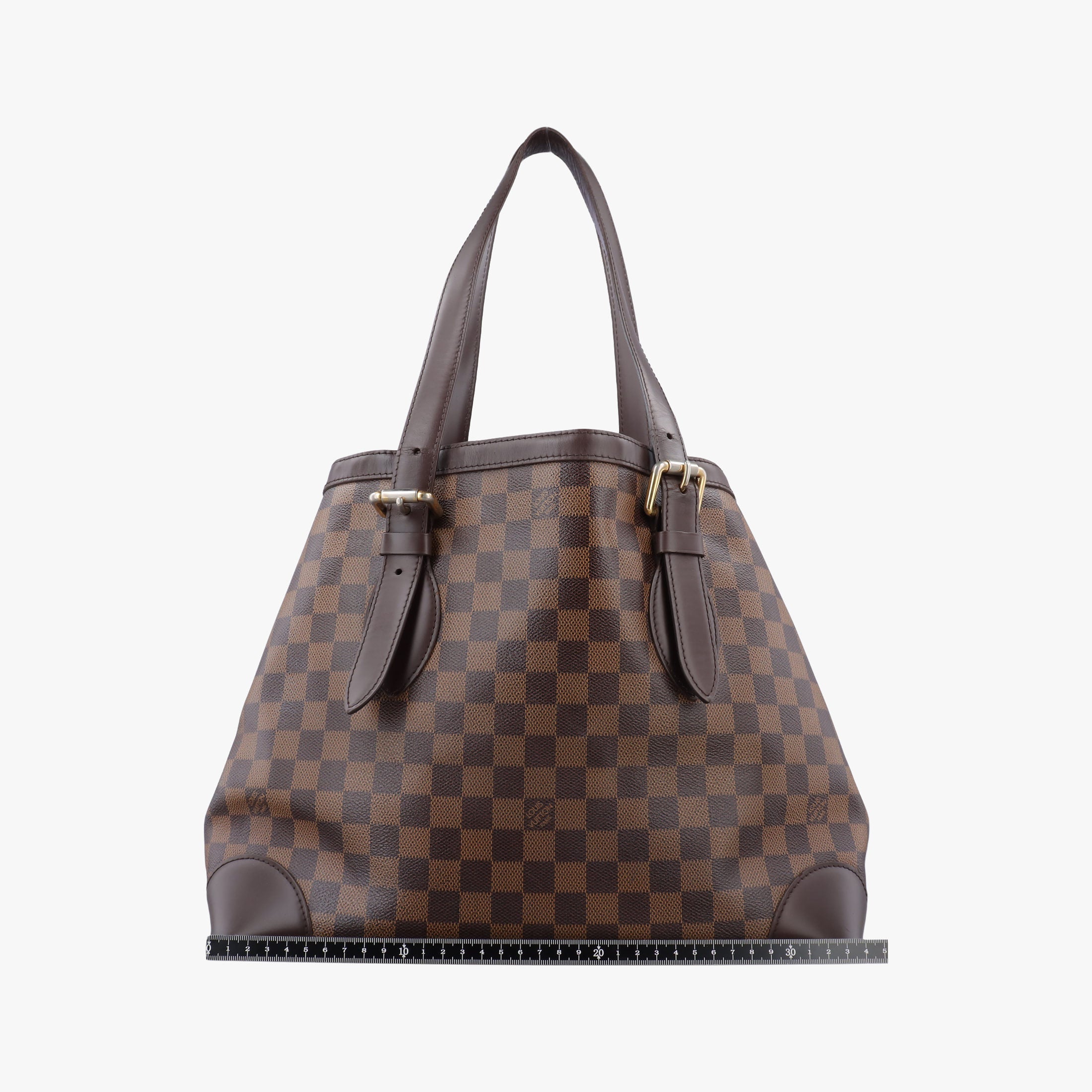 Pre-owned Louis Vuitton HAMPSTEAD MM EBENE Damier Canvas N51204 handbag | stylenewstar