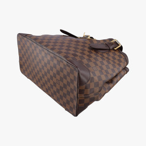 Pre-owned Louis Vuitton HAMPSTEAD MM EBENE Damier Canvas N51204 handbag | stylenewstar