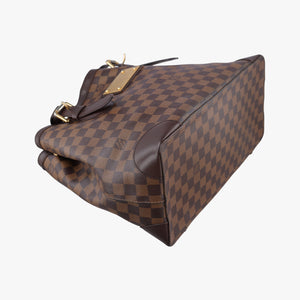 Pre-owned Louis Vuitton HAMPSTEAD MM EBENE Damier Canvas N51204 handbag | stylenewstar