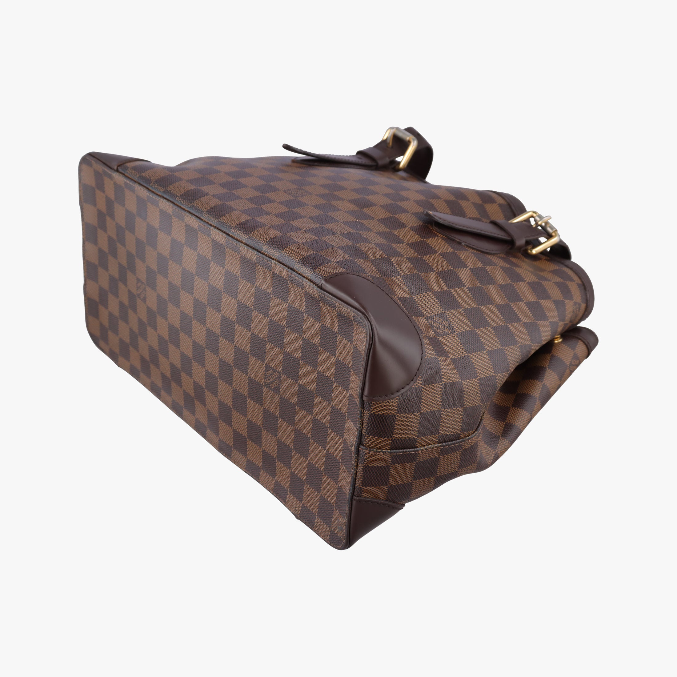 Pre-owned Louis Vuitton HAMPSTEAD MM EBENE Damier Canvas N51204 handbag | stylenewstar