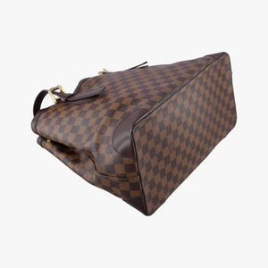 Pre-owned Louis Vuitton HAMPSTEAD MM EBENE Damier Canvas N51204 handbag | stylenewstar