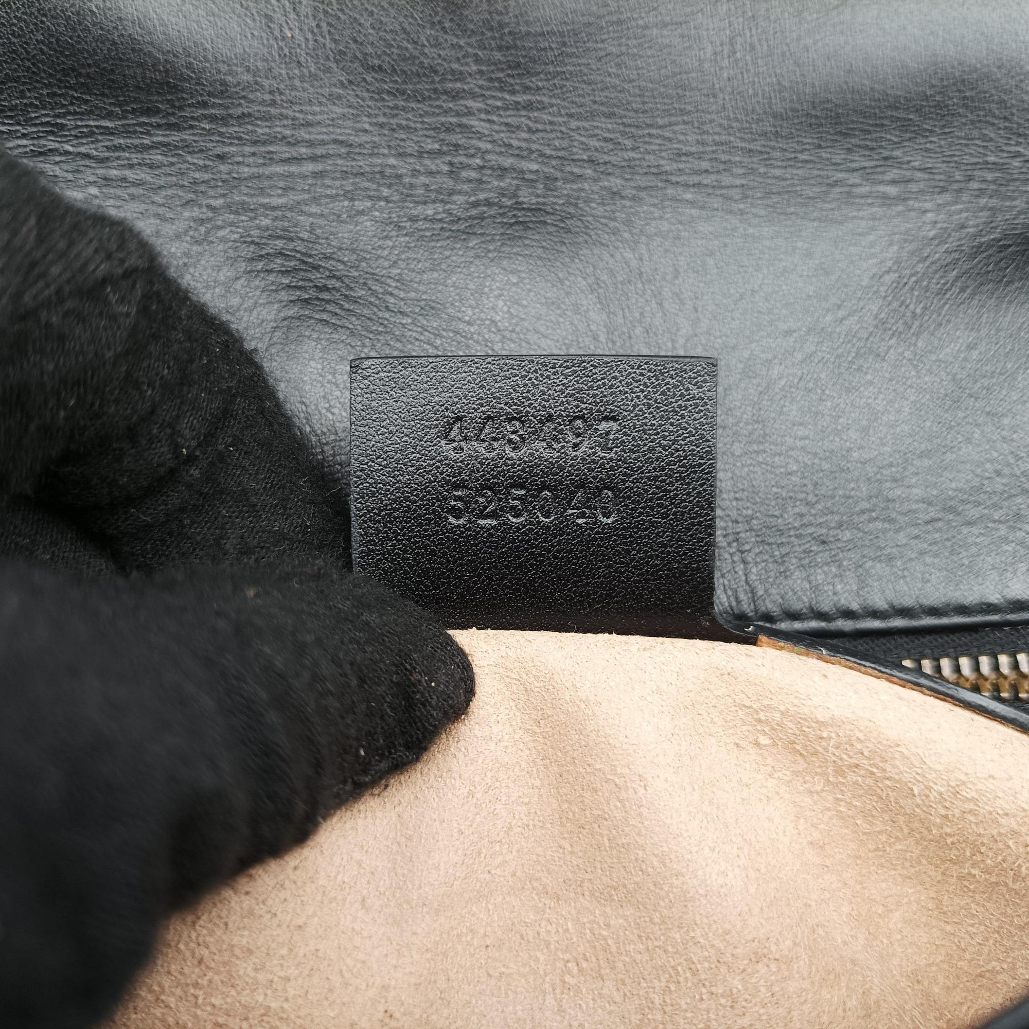Pre-owned Gucci GG Marmont Black Leather 443497 shoulderbag | stylenewstar