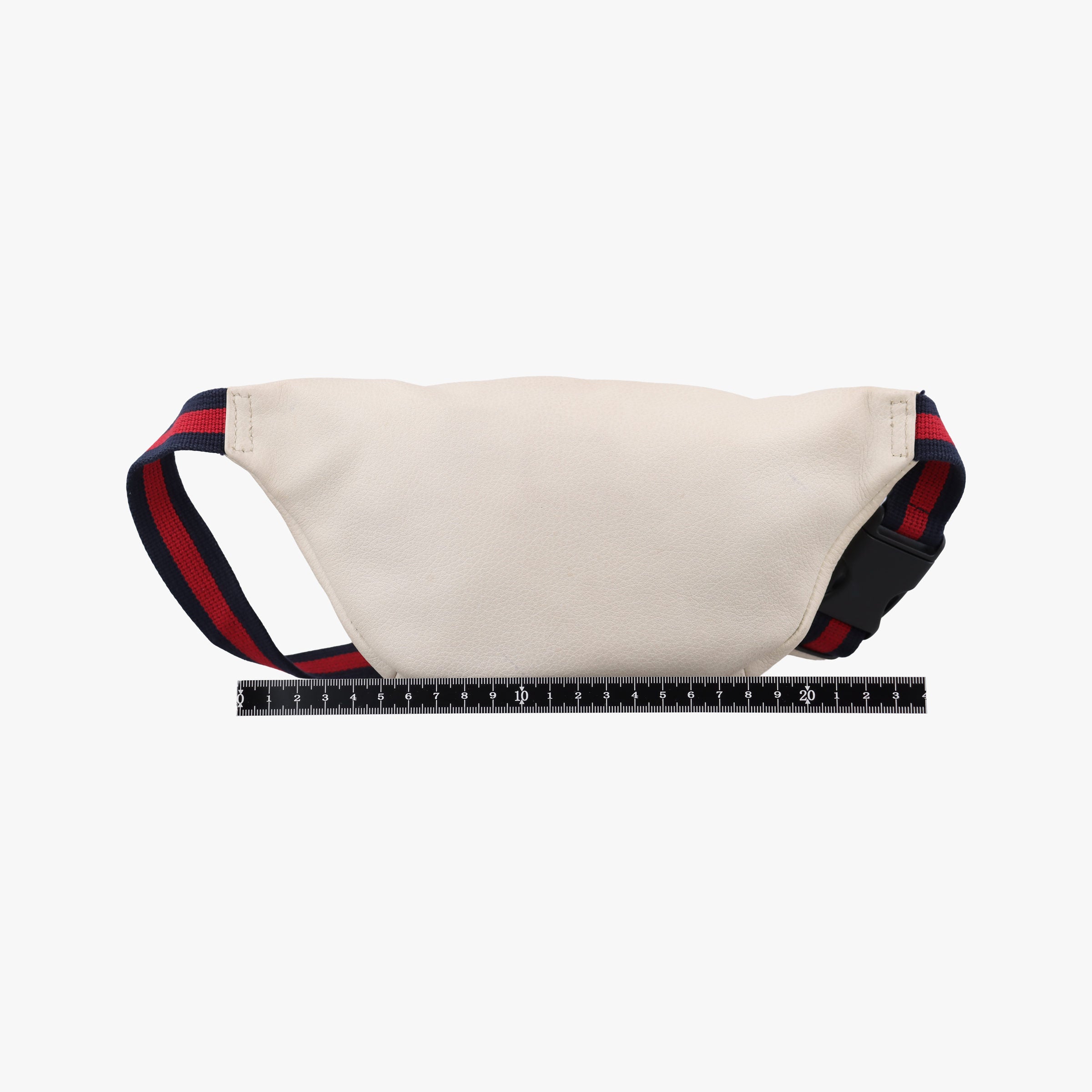 Pre-owned Gucci Print White Leather 527792 bum bag/waist bag | stylenewstar