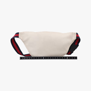 Pre-owned Gucci Print White Leather 527792 bum bag/waist bag | stylenewstar
