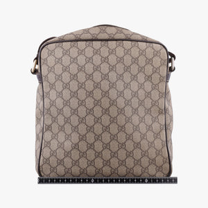 Pre-owned Gucci GG Imprime Messenger Brown PVC coated canvas×leather 201448 shoulderbag | stylenewstar