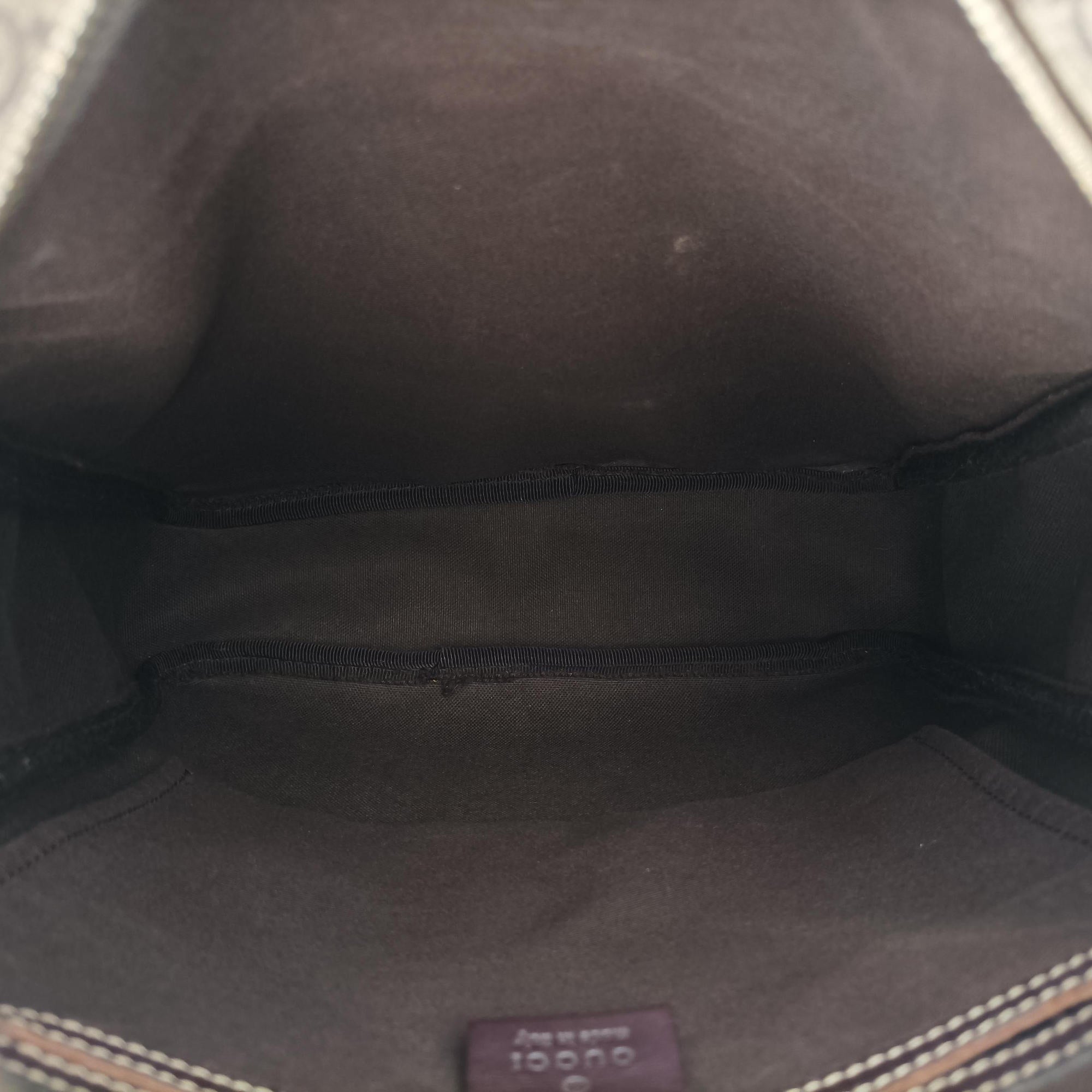 Pre-owned Gucci GG Imprime Messenger Brown PVC coated canvas×leather 201448 shoulderbag | stylenewstar