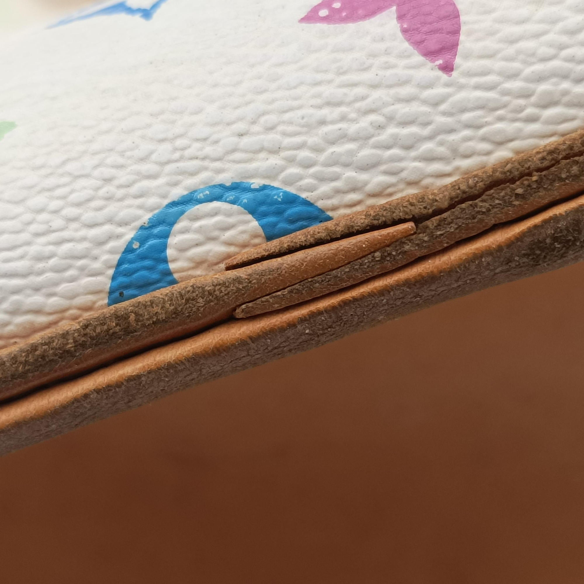 Pre-owned Louis Vuitton Petit NOe white Monogram Multicolor M42229 shoulderbag | stylenewstar