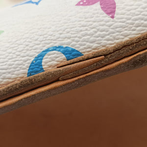 Pre-owned Louis Vuitton Petit NOe white Monogram Multicolor M42229 shoulderbag | stylenewstar
