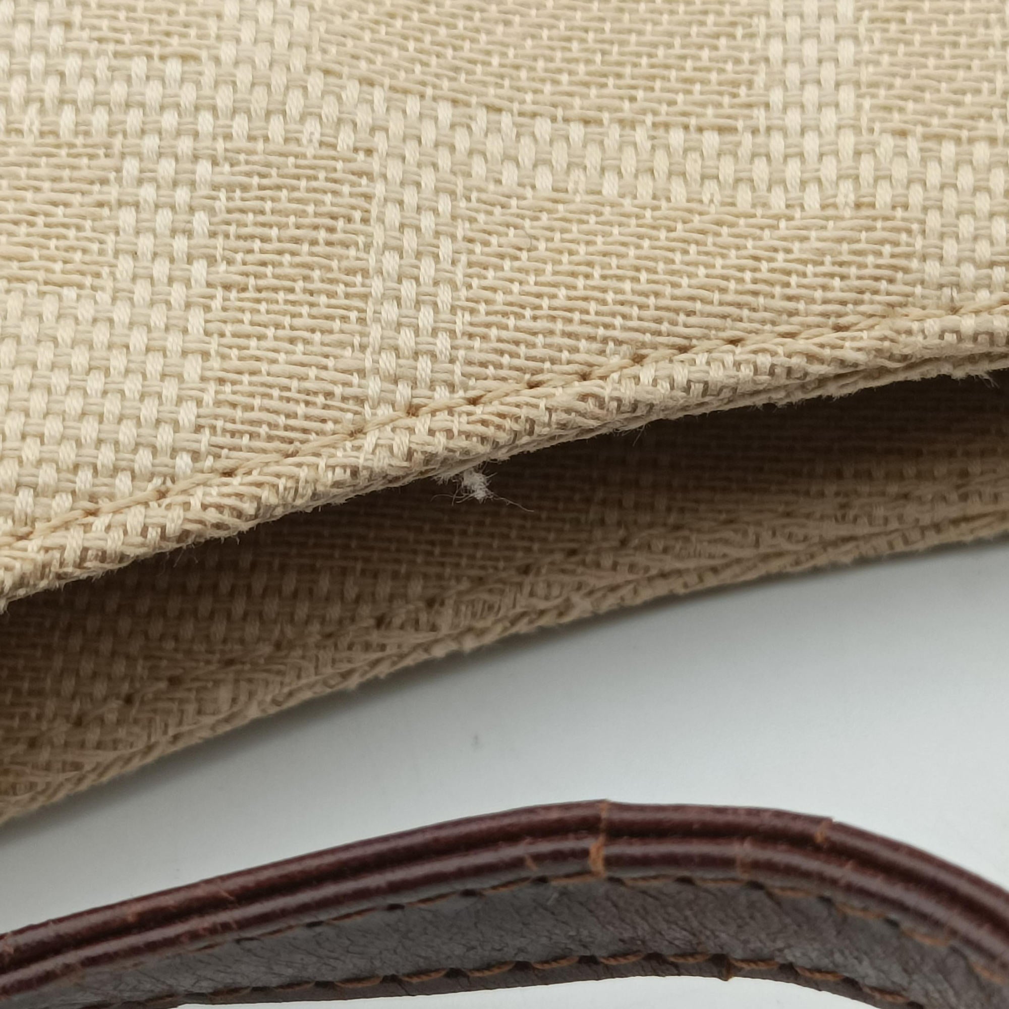 Pre-owned Fendi Mamma Baguette Beige × Brown canvas×leather 091611 shoulderbag | stylenewstar