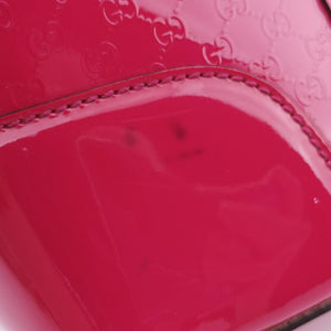Pre-owned Gucci Microguccissima Rose Patent Leather 309617 shoulderbag | stylenewstar