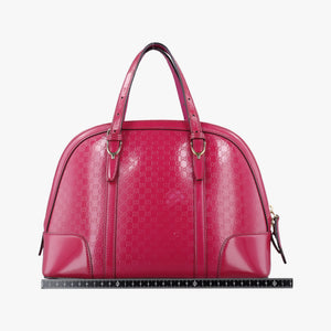 Pre-owned Gucci Microguccissima Rose Patent Leather 309617 shoulderbag | stylenewstar