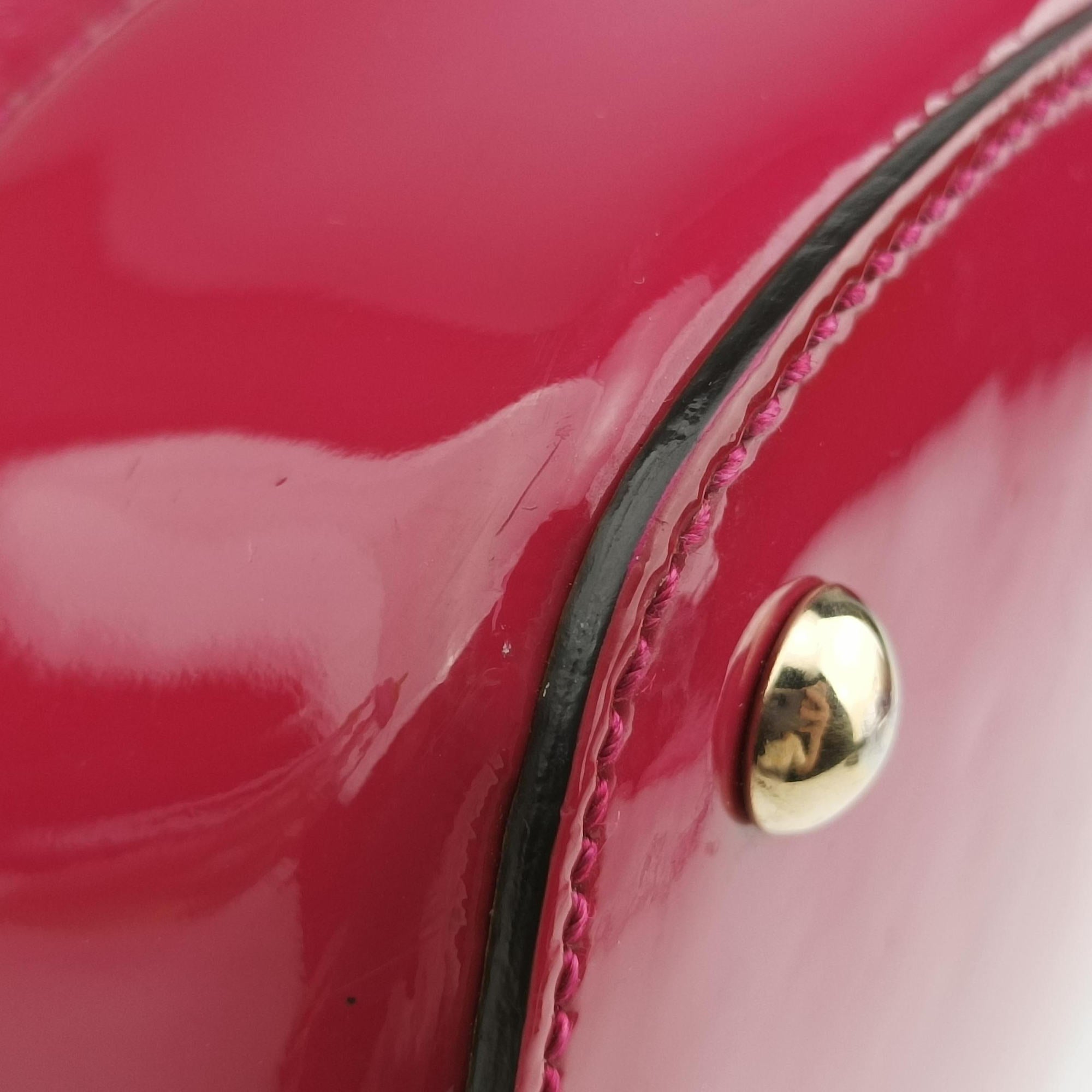 Pre-owned Gucci Microguccissima Rose Patent Leather 309617 shoulderbag | stylenewstar