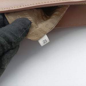 Pre-owned Prada Galleria Pink SAFFIANO Leather BN1786 shoulderbag | stylenewstar