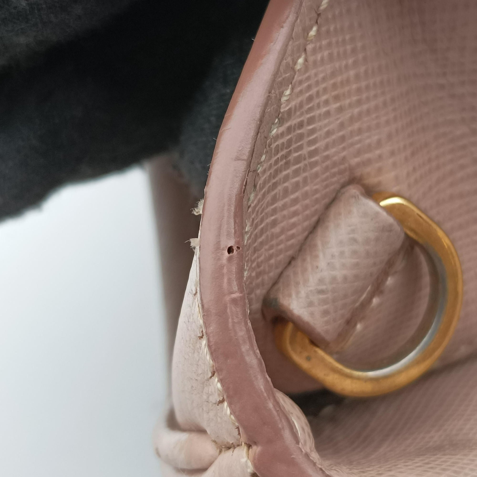 Pre-owned Prada Galleria Pink SAFFIANO Leather BN1786 shoulderbag | stylenewstar