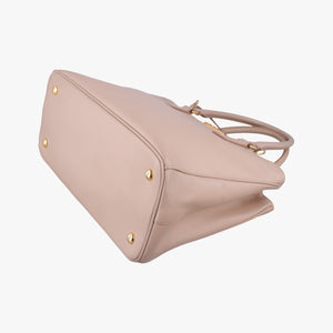 Pre-owned Prada Galleria Pink SAFFIANO Leather BN1786 shoulderbag | stylenewstar