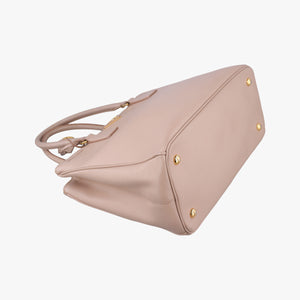 Pre-owned Prada Galleria Pink SAFFIANO Leather BN1786 shoulderbag | stylenewstar