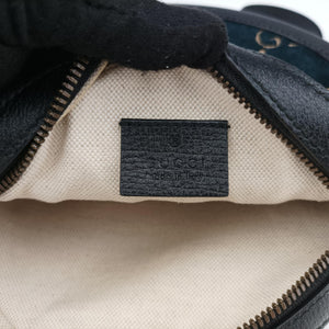 Pre-owned Gucci Ophidia Navy × Black velour×Leather 574978 shoulderbag | stylenewstar