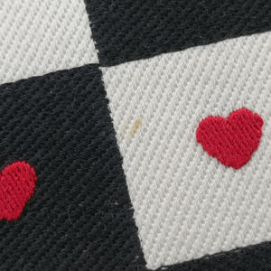 Pre-owned Christian Dior Travel Black × white × red jacquard canvas  shoulderbag | stylenewstar