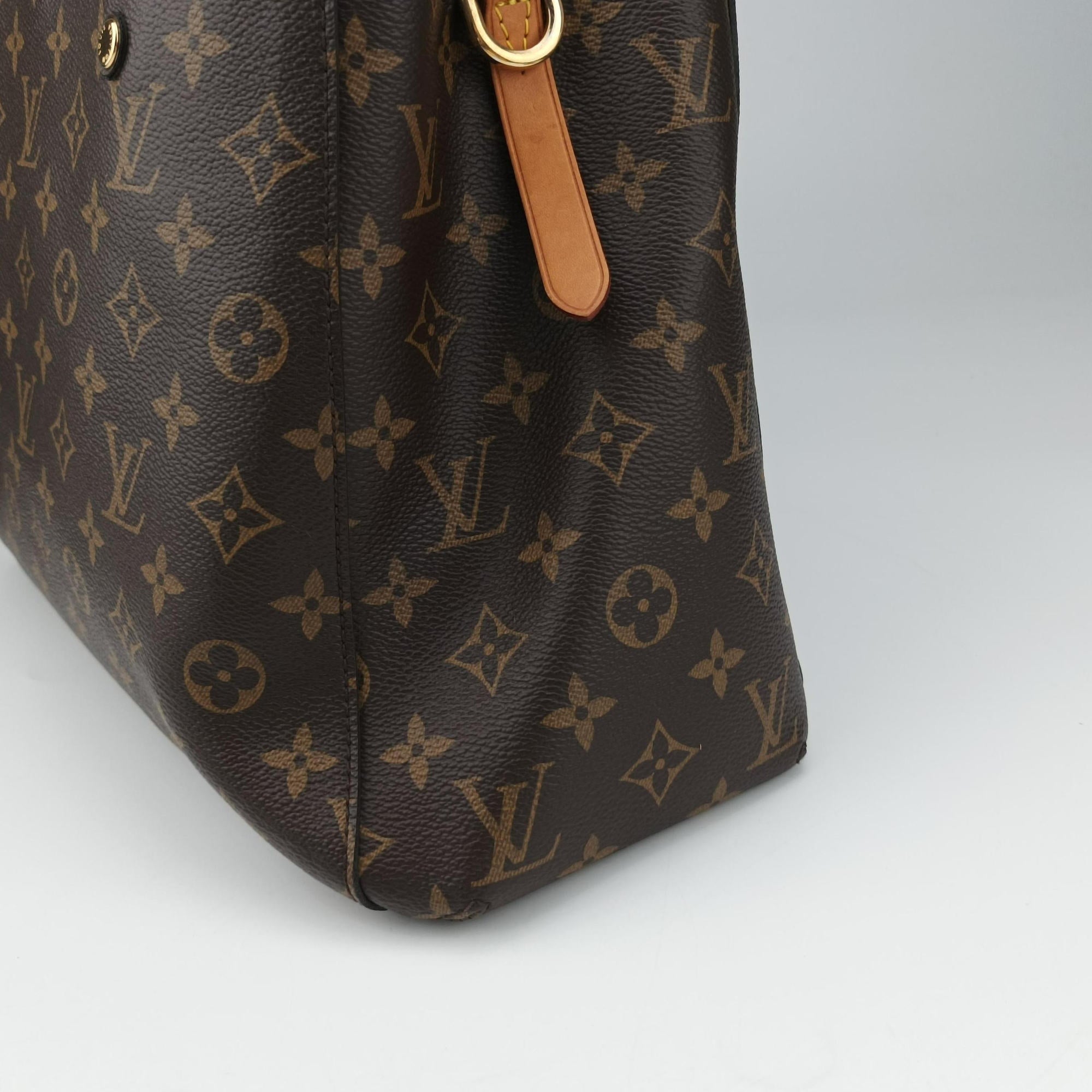 Vintage Louis Vuitton MONTAIGNE MM BROWN Monogram Canvas M41056 shoulderbag | stylenewstar