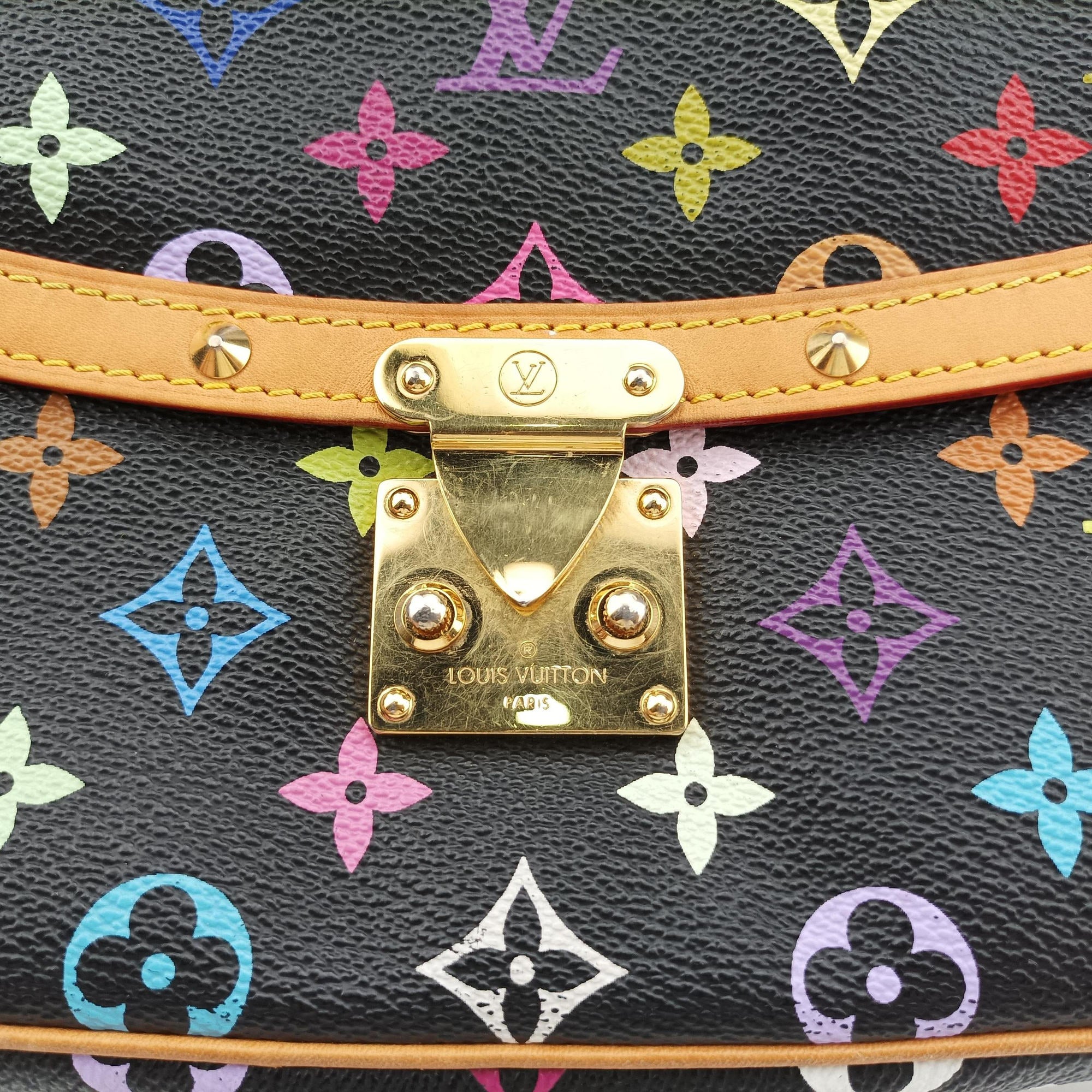 Pre-owned Louis Vuitton Sologne Noir Monogram Multicolor M92639 shoulderbag | stylenewstar