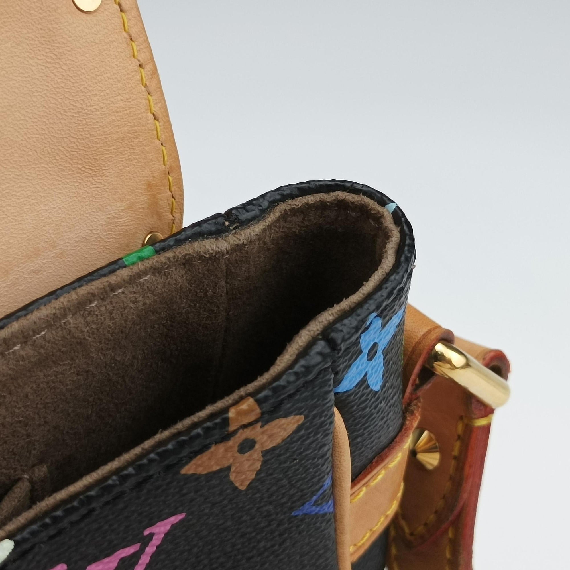 Pre-owned Louis Vuitton Sologne Noir Monogram Multicolor M92639 shoulderbag | stylenewstar