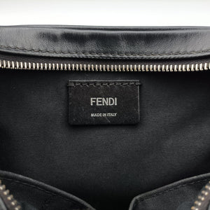 Pre-owned Fendi Camera case Black PVC Coated Canvas 7M0286 shoulderbag | stylenewstar