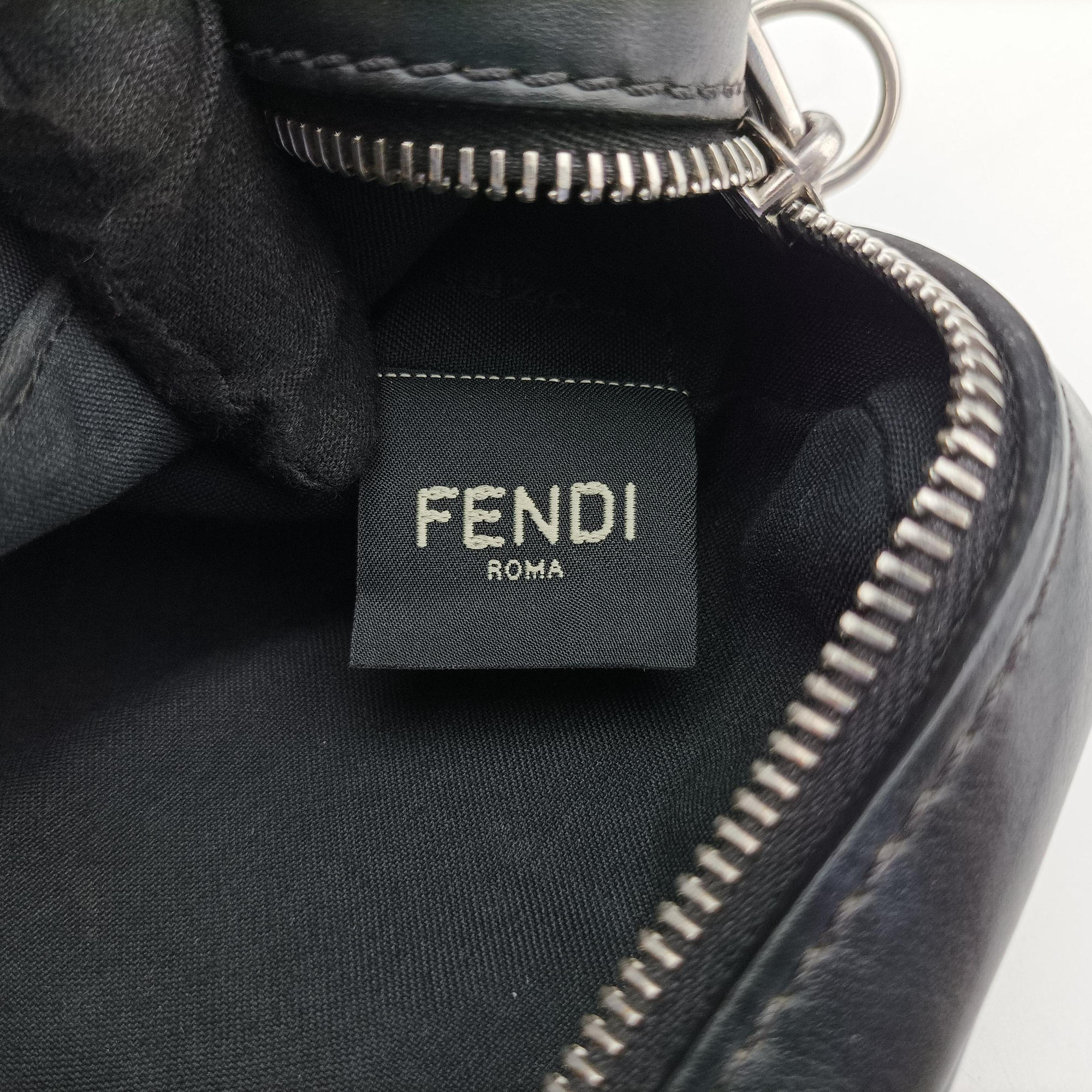 Pre-owned Fendi Camera case Black PVC Coated Canvas 7M0286 shoulderbag | stylenewstar