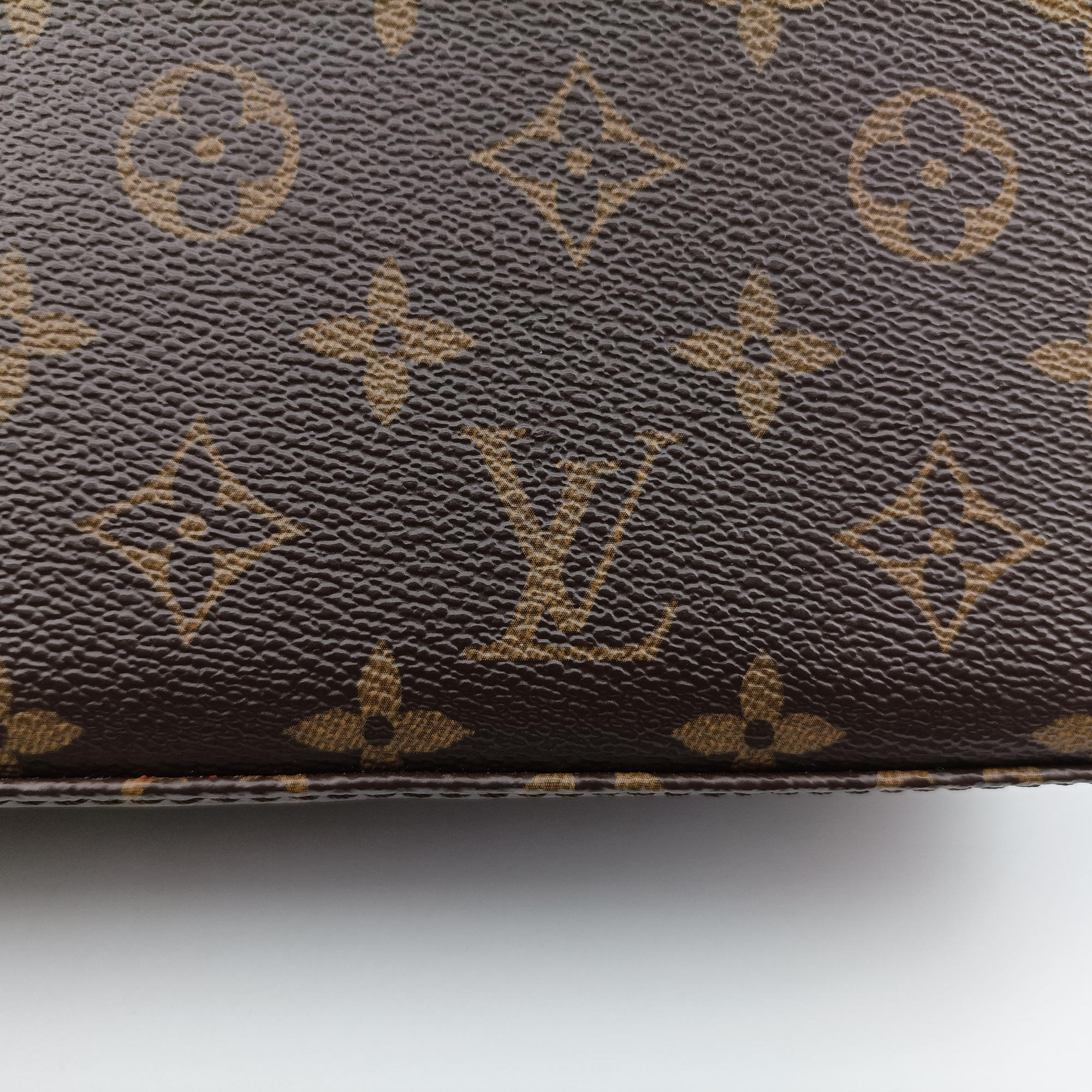 Vintage Louis Vuitton SAINT MICHEL Brown×COQUELICOT Monogram Canvas×epi M44031 shoulderbag | stylenewstar