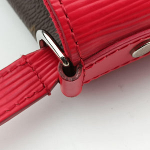Vintage Louis Vuitton SAINT MICHEL Brown×COQUELICOT Monogram Canvas×epi M44031 shoulderbag | stylenewstar