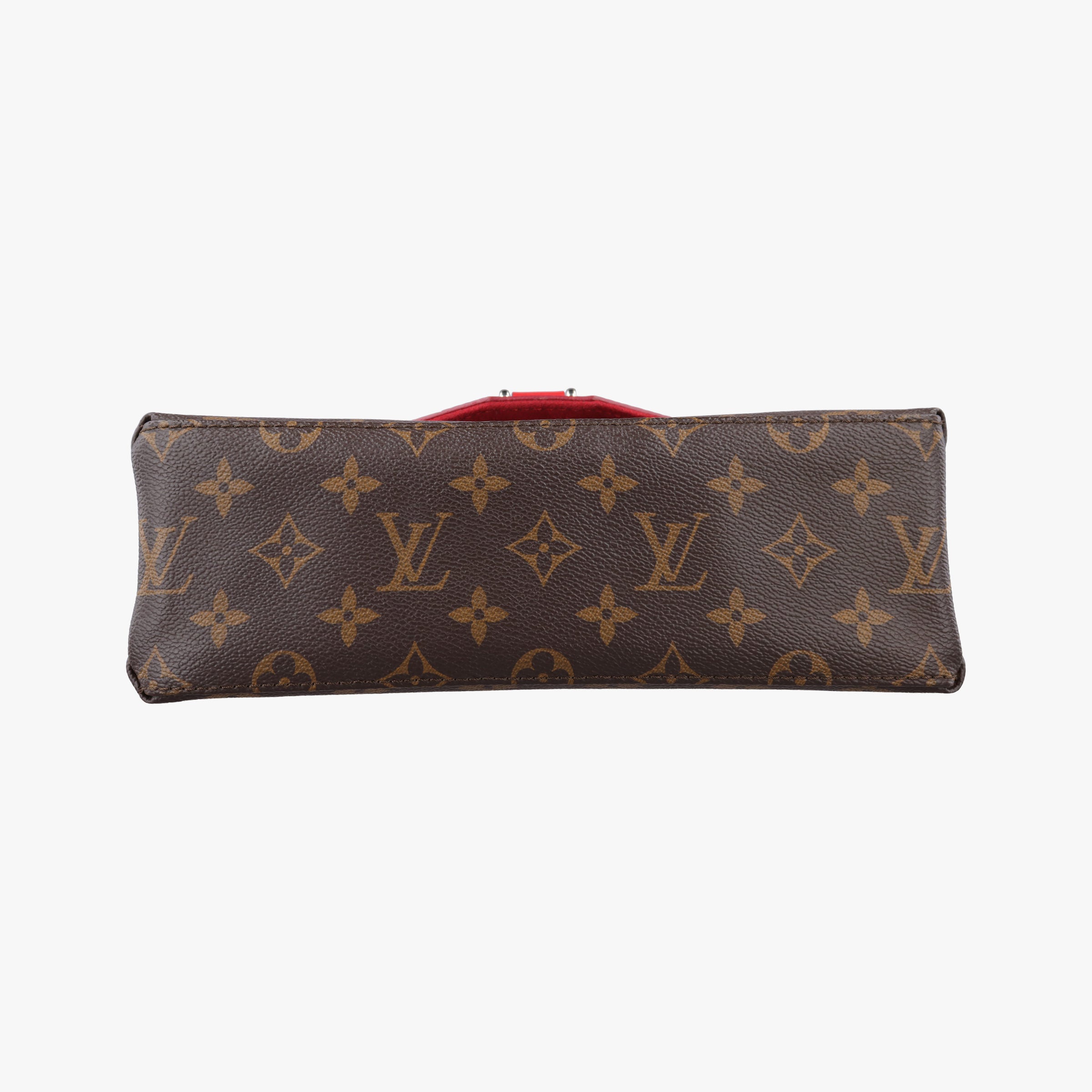 Vintage Louis Vuitton SAINT MICHEL Brown×COQUELICOT Monogram Canvas×epi M44031 shoulderbag | stylenewstar