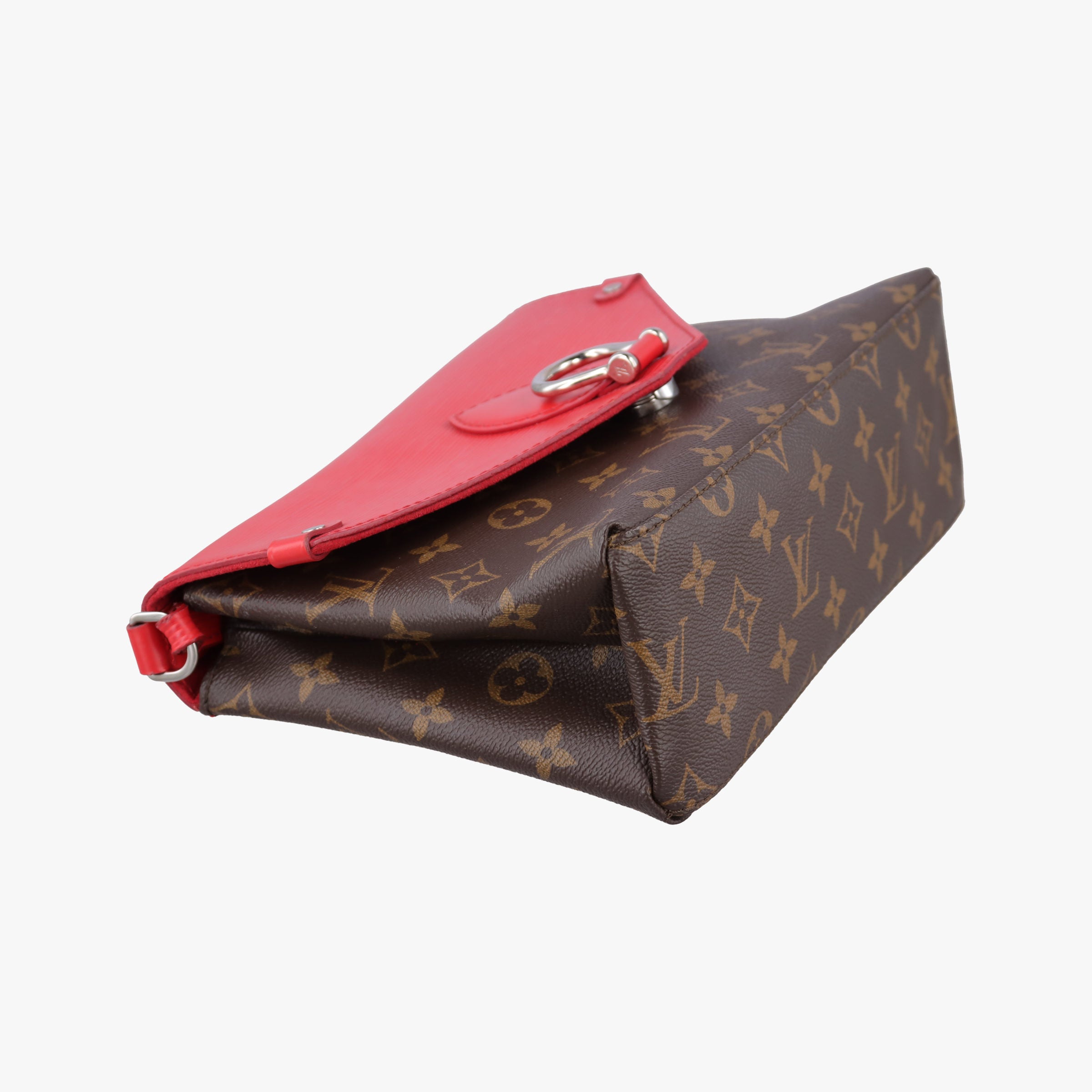 Vintage Louis Vuitton SAINT MICHEL Brown×COQUELICOT Monogram Canvas×epi M44031 shoulderbag | stylenewstar