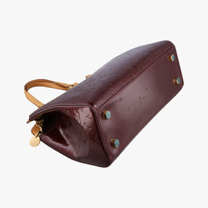 Pre-owned Louis Vuitton Brea MM AMARANTE Vernis M91619 shoulderbag | stylenewstar