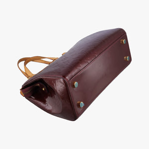 Pre-owned Louis Vuitton Brea MM AMARANTE Vernis M91619 shoulderbag | stylenewstar