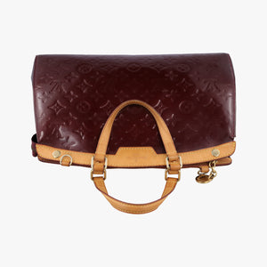 Pre-owned Louis Vuitton Brea MM AMARANTE Vernis M91619 shoulderbag | stylenewstar