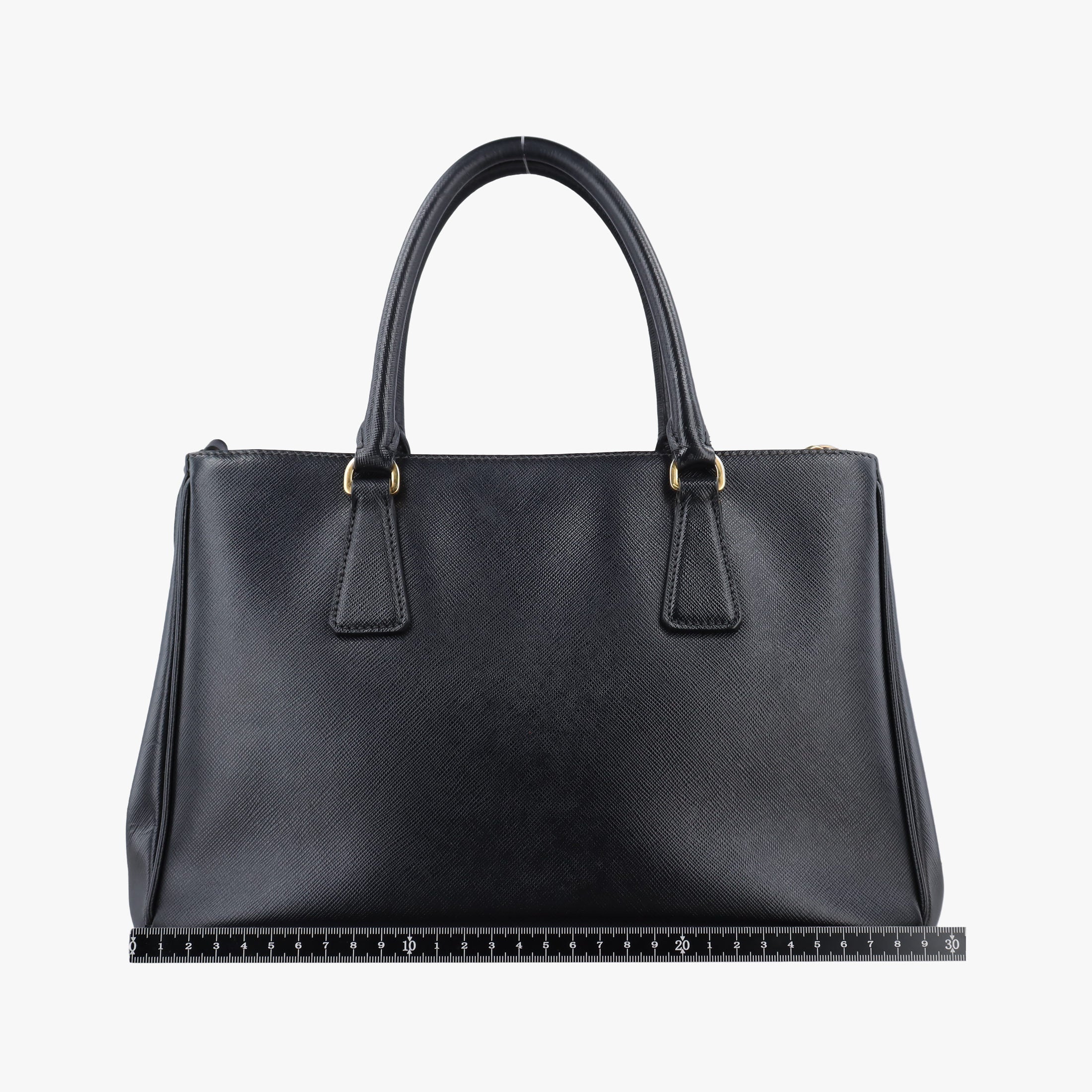 Pre-owned Prada Galleria Black SAFFIANO Leather BN2274 shoulderbag | stylenewstar