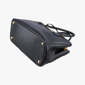 Pre-owned Prada Galleria Black SAFFIANO Leather BN2274 shoulderbag | stylenewstar